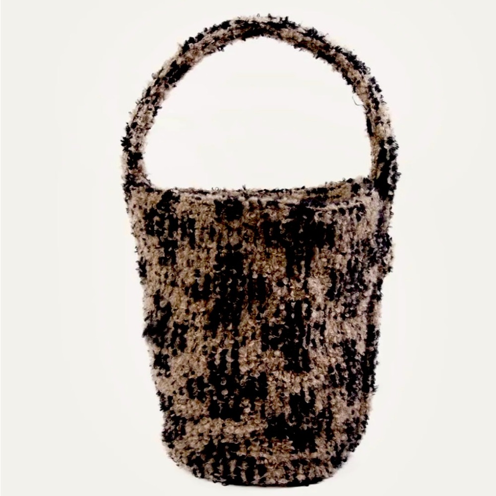 Maria La Rosa Andre’ Vena Bucket Bag NWT‎